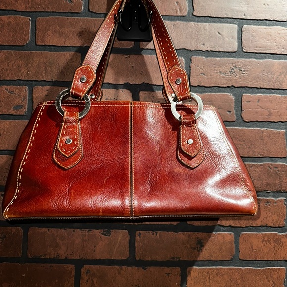 Vintage Leather Fossil Purse - Picture 2 of 11